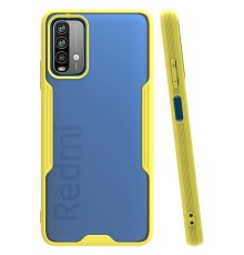 Xiaomi Redmi 9T Kılıf Platin Silikon - Sarı
