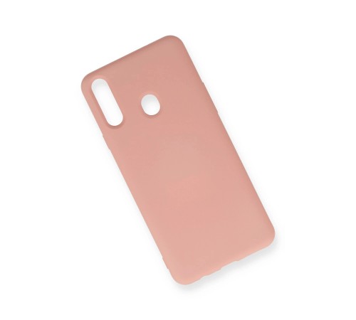 Samsung Galaxy A20S Kılıf Nano içi Kadife Silikon - Pudra Samsung Galaxy A20S Kılıf Nano içi Kadife Silikon - Pudra