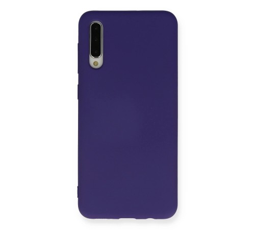 Samsung Galaxy A30S Kılıf Nano içi Kadife Silikon - Mor Samsung Galaxy A30S Kılıf Nano içi Kadife Silikon - Mor