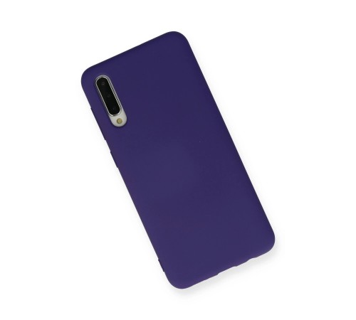 Samsung Galaxy A30S Kılıf Nano içi Kadife Silikon - Mor Samsung Galaxy A30S Kılıf Nano içi Kadife Silikon - Mor