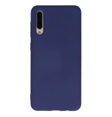 Samsung Galaxy A30S Kılıf Nano içi Kadife Silikon - Lacivert