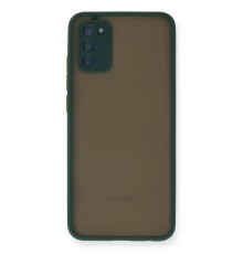 Samsung Galaxy A02S Kılıf Montreal Silikon Kapak - Yeşil