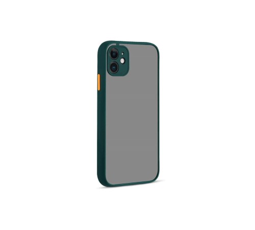 iPhone 12 Kılıf Montreal Silikon Kapak - Yeşil iPhone 12 Kılıf Montreal Silikon Kapak - Yeşil