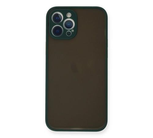 iPhone 12 Pro Kılıf Montreal Silikon Kapak - Yeşil iPhone 12 Pro Kılıf Montreal Silikon Kapak - Yeşil
