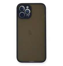 iPhone 12 Pro Kılıf Montreal Silikon Kapak - Lacivert