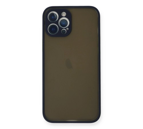 iPhone 12 Pro Kılıf Montreal Silikon Kapak - Lacivert iPhone 12 Pro Kılıf Montreal Silikon Kapak - Lacivert
