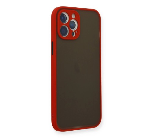 iPhone 12 Pro Max Kılıf Montreal Silikon Kapak - Kırmızı iPhone 12 Pro Max Kılıf Montreal Silikon Kapak - Kırmızı