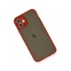 iPhone 12 Mini Kılıf Montreal Silikon Kapak - Kırmızı