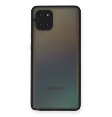 Samsung Galaxy A81 / Note 10 Lite Kılıf Montreal Silikon Kapak - Siyah