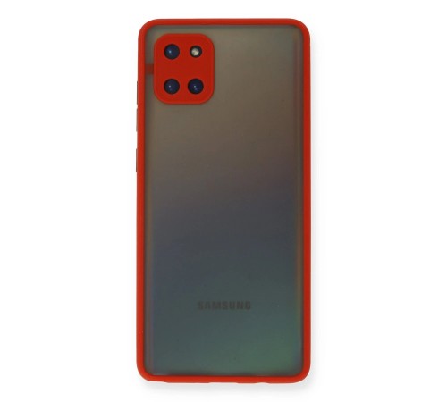 Samsung Galaxy A81 / Note 10 Lite Kılıf Montreal Silikon Kapak - Kırmızı Samsung Galaxy A81 / Note 10 Lite Kılıf Montreal Silikon Kapak - Kırmızı