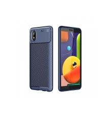 Samsung Galaxy A01 Core Kılıf Auto Focus Karbon Kapak - Lacivert