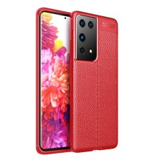 Samsung Galaxy S21 Ultra Kılıf Auto Focus Kapak - Kırmızı