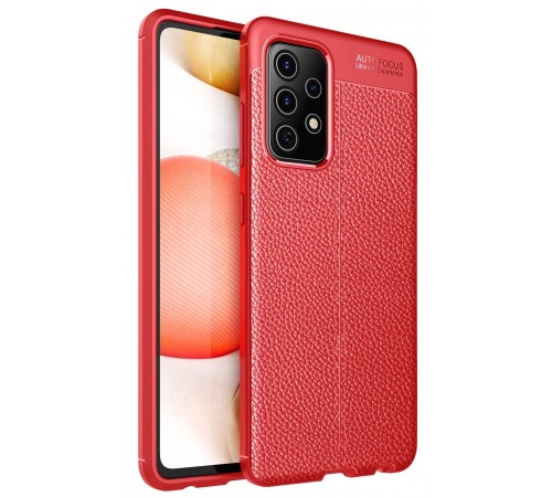 Samsung Galaxy A52 Kılıf Auto Focus Kapak - Kırmızı Samsung Galaxy A52 Kılıf Auto Focus Kapak - Kırmızı