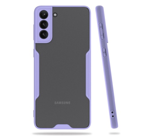 Samsung Galaxy S21 Plus Kılıf Platin Silikon - Lila Samsung Galaxy S21 Plus Kılıf Platin Silikon - Lila