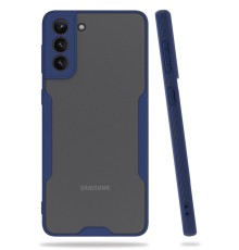 Samsung Galaxy S21 Plus Kılıf Platin Silikon - Lacivert
