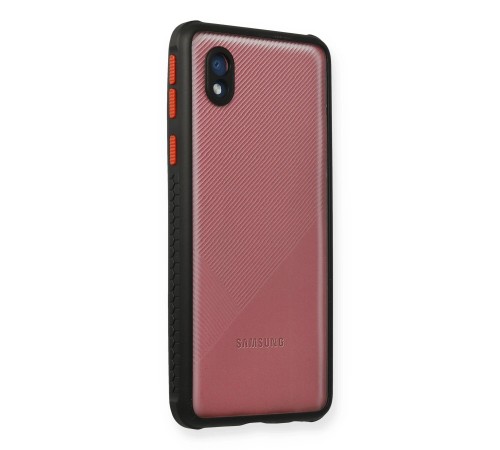 Samsung Galaxy A01 Core Kılıf Miami Şeffaf Silikon - Siyah Samsung Galaxy A01 Core Kılıf Miami Şeffaf Silikon - Siyah