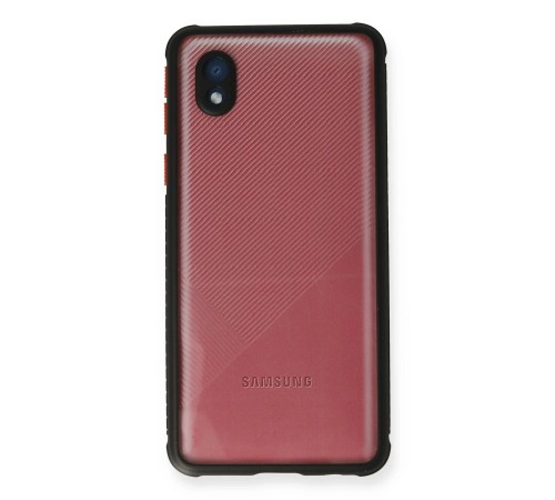 Samsung Galaxy A01 Core Kılıf Miami Şeffaf Silikon - Siyah Samsung Galaxy A01 Core Kılıf Miami Şeffaf Silikon - Siyah
