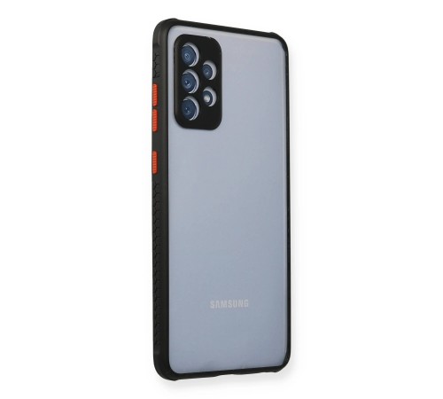 Samsung Galaxy A52 Kılıf Miami Şeffaf Silikon - Siyah Samsung Galaxy A52 Kılıf Miami Şeffaf Silikon - Siyah