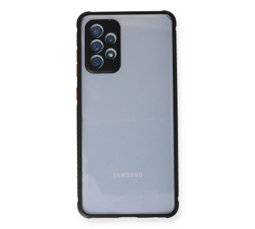 Samsung Galaxy A52 Kılıf Miami Şeffaf Silikon - Siyah Samsung Galaxy A52 Kılıf Miami Şeffaf Silikon - Siyah