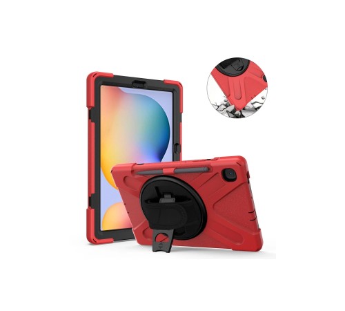 Samsung Galaxy P610 Tab S6 Lite 10.4 Kılıf Amazing Tablet Kapak - Kırmızı Samsung Galaxy P610 Tab S6 Lite 10.4 Kılıf Amazing Tablet Kapak - Kırmızı