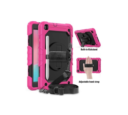 Samsung Galaxy T290 Tab A 8 Kılıf Pars Tablet Kapak - Pembe Samsung Galaxy T290 Tab A 8 Kılıf Pars Tablet Kapak - Pembe