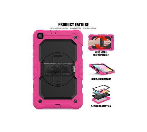 Samsung Galaxy T290 Tab A 8 Kılıf Pars Tablet Kapak - Pembe Samsung Galaxy T290 Tab A 8 Kılıf Pars Tablet Kapak - Pembe