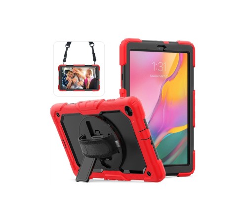 Samsung Galaxy T510 Tab A 10.1 Kılıf Pars Tablet Kapak - Kırmızı Samsung Galaxy T510 Tab A 10.1 Kılıf Pars Tablet Kapak - Kırmızı