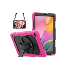 Samsung Galaxy T510 Tab A 10.1 Kılıf Pars Tablet Kapak - Pembe