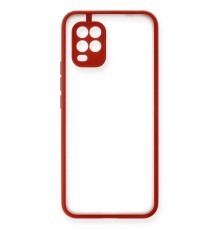 Xiaomi Mi 10 Lite Kılıf Montreal Silikon Kapak - Kırmızı