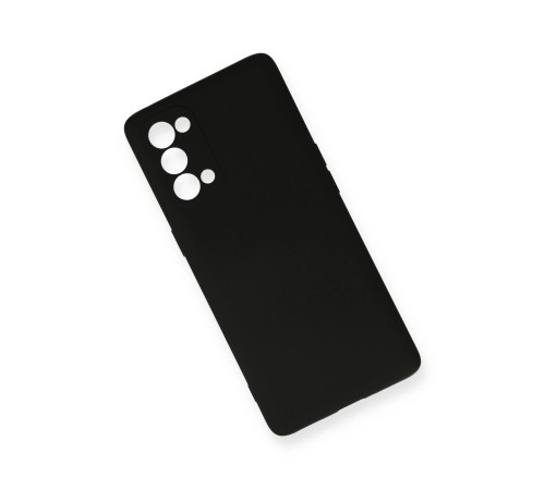 Oppo Reno 5 Kılıf Nano içi Kadife Silikon - Siyah Oppo Reno 5 Kılıf Nano içi Kadife Silikon - Siyah