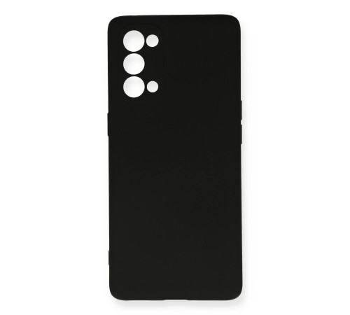 Oppo Reno 5 Pro Kılıf Nano içi Kadife Silikon - Siyah Oppo Reno 5 Pro Kılıf Nano içi Kadife Silikon - Siyah