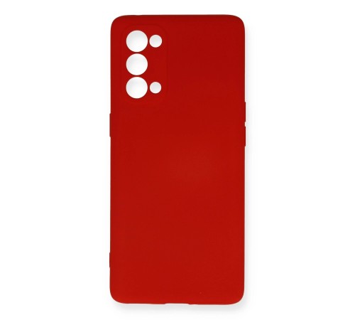 Oppo Reno 5 Pro Kılıf Nano içi Kadife Silikon - Kırmızı Oppo Reno 5 Pro Kılıf Nano içi Kadife Silikon - Kırmızı