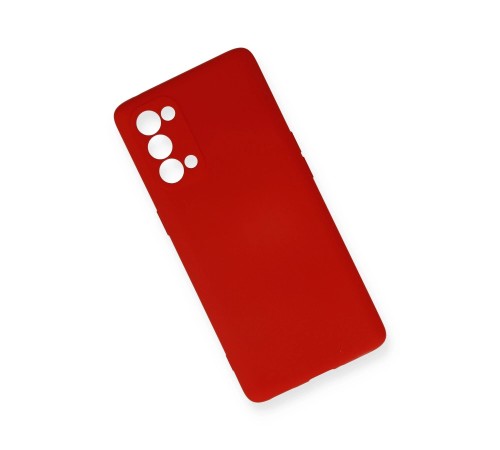 Oppo Reno 5 Pro Kılıf Nano içi Kadife Silikon - Kırmızı Oppo Reno 5 Pro Kılıf Nano içi Kadife Silikon - Kırmızı