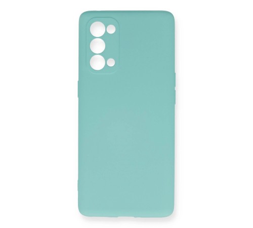 Oppo Reno 5 Pro Kılıf Nano içi Kadife Silikon - Turkuaz Oppo Reno 5 Pro Kılıf Nano içi Kadife Silikon - Turkuaz