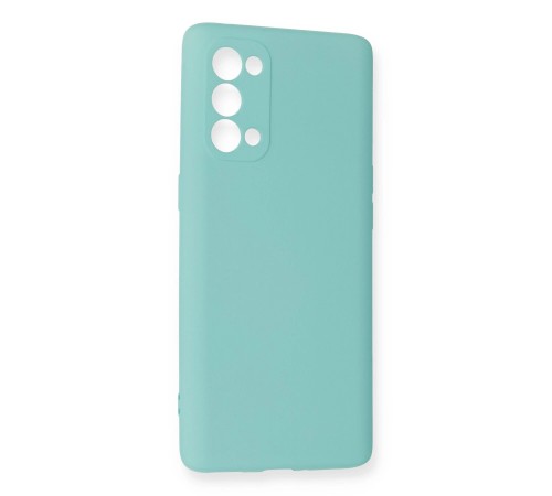 Oppo Reno 5 Pro Kılıf Nano içi Kadife Silikon - Turkuaz Oppo Reno 5 Pro Kılıf Nano içi Kadife Silikon - Turkuaz
