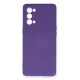 Oppo Reno 5 Pro Kılıf Nano içi Kadife Silikon - Mor