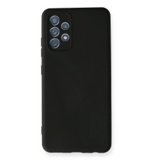 Samsung Galaxy A32 Kılıf Nano içi Kadife Silikon - Siyah