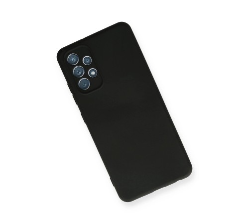 Samsung Galaxy A32 Kılıf Nano içi Kadife Silikon - Siyah Samsung Galaxy A32 Kılıf Nano içi Kadife Silikon - Siyah