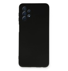 Samsung Galaxy A52 Kılıf Nano içi Kadife Silikon - Siyah