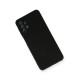 Samsung Galaxy A52 Kılıf Nano içi Kadife Silikon - Siyah