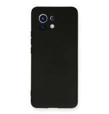 Xiaomi Mi 11 Kılıf Nano içi Kadife Silikon - Siyah