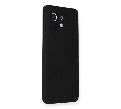 Xiaomi Mi 11 Kılıf Nano içi Kadife Silikon - Siyah Xiaomi Mi 11 Kılıf Nano içi Kadife Silikon - Siyah