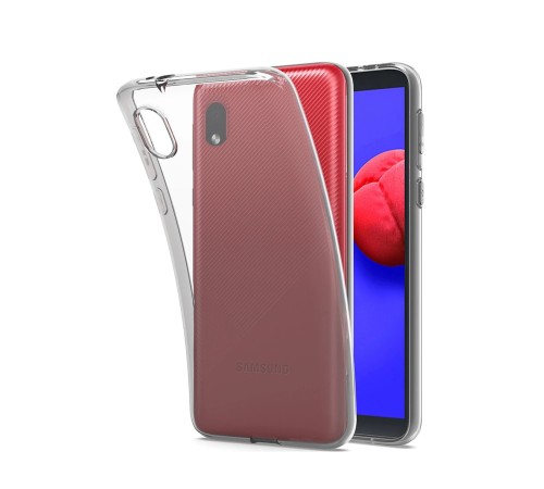 Samsung Galaxy A01 Core Kılıf Lüx Şeffaf Silikon Samsung Galaxy A01 Core Kılıf Lüx Şeffaf Silikon