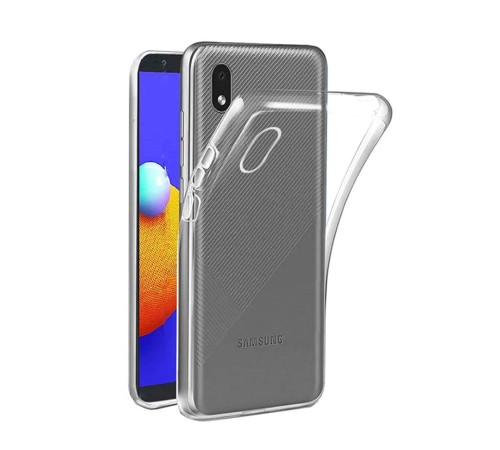 Samsung Galaxy A01 Core Kılıf Lüx Şeffaf Silikon Samsung Galaxy A01 Core Kılıf Lüx Şeffaf Silikon