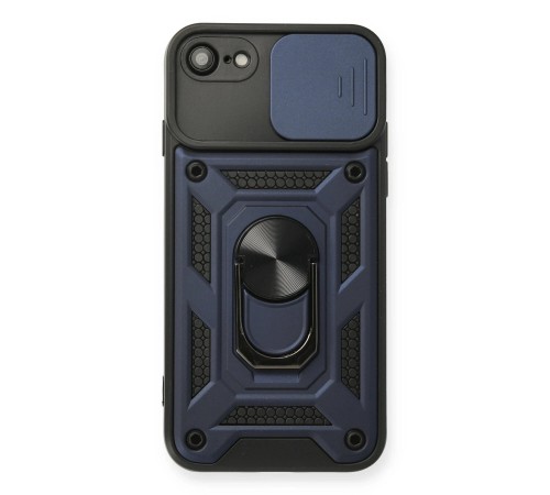iPhone 7 Kılıf Pars Lens Yüzüklü Silikon - Lacivert iPhone 7 Kılıf Pars Lens Yüzüklü Silikon - Lacivert