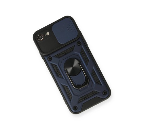 iPhone 7 Kılıf Pars Lens Yüzüklü Silikon - Lacivert iPhone 7 Kılıf Pars Lens Yüzüklü Silikon - Lacivert