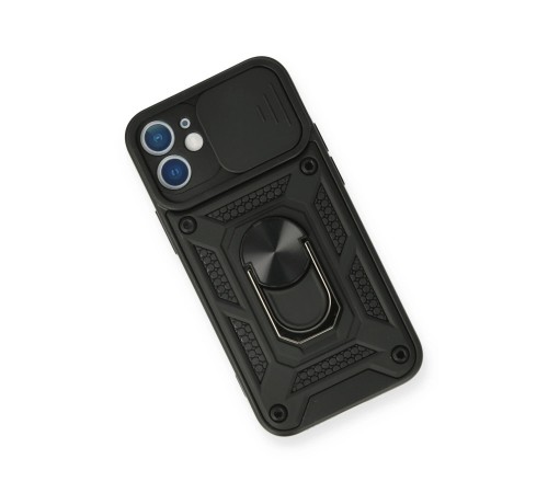 iPhone 11 Kılıf Pars Lens Yüzüklü Silikon - Siyah iPhone 11 Kılıf Pars Lens Yüzüklü Silikon - Siyah