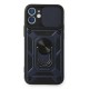iPhone 11 Kılıf Pars Lens Yüzüklü Silikon - Lacivert