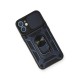 iPhone 11 Kılıf Pars Lens Yüzüklü Silikon - Lacivert