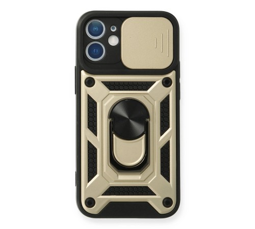 iPhone 11 Kılıf Pars Lens Yüzüklü Silikon - Gold iPhone 11 Kılıf Pars Lens Yüzüklü Silikon - Gold